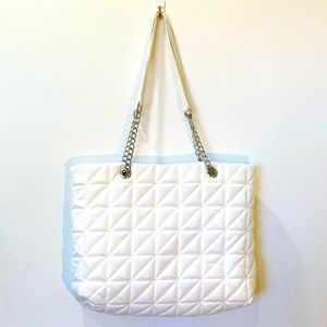 LC Waikiki white quilted shoulder bag